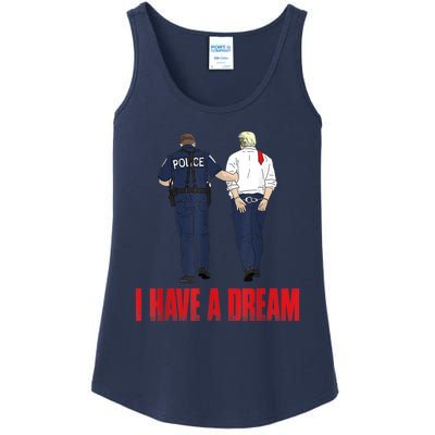 I Have A Dream Police Arrest Trump Ladies Essential Tank