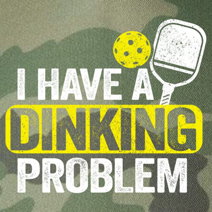 I Have A Dinking Problem Pickle Ball Jokes Funny Pickleball Cool Gift Legacy Tie Dye Trucker Hat