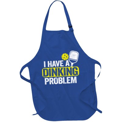 I Have A Dinking Problem Pickle Ball Jokes Funny Pickleball Cool Gift Apron