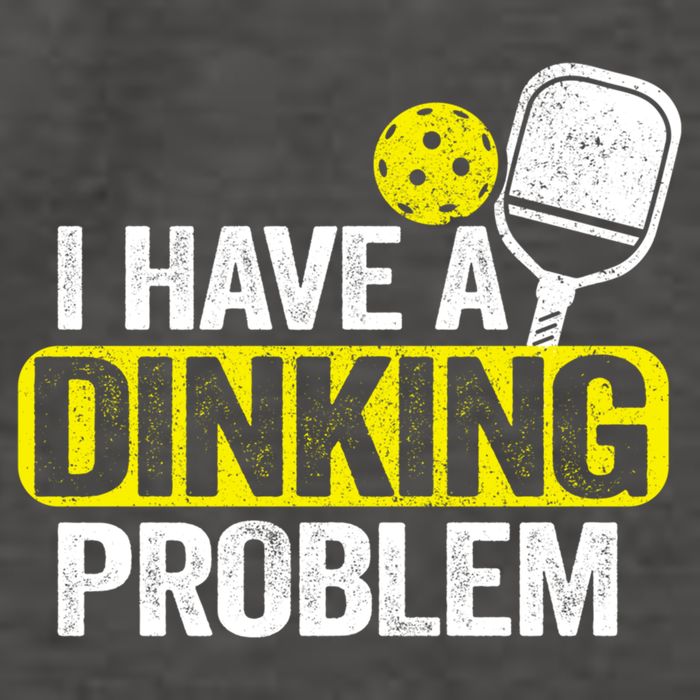 I Have A Dinking Problem Pickle Ball Jokes Funny Pickleball Cool Gift Vector Backpack