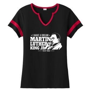 I Have A Dream Iconic Ladies Halftime Notch Neck Tee