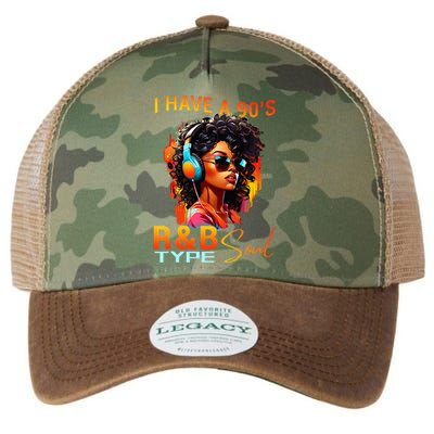 I Have A 90S R&B Type Soul Funny Music Lover Rnb Legacy Tie Dye Trucker Hat