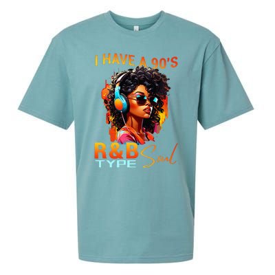 I Have A 90S R&B Type Soul Funny Music Lover Rnb Sueded Cloud Jersey T-Shirt