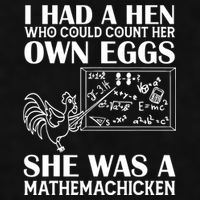 I Had A Hen Who Could Count Her Own Eggs Funny Chicken Lover Ladies PosiCharge Tri-Blend Wicking Tank