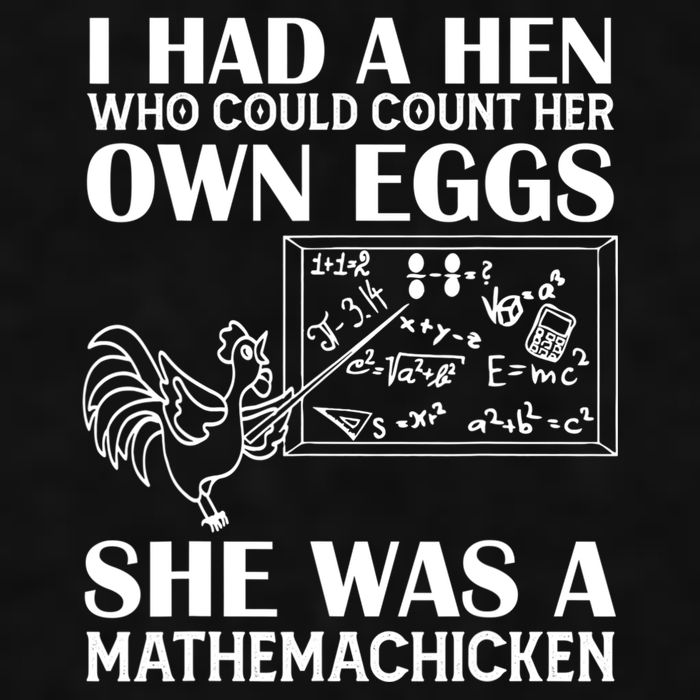 I Had A Hen Who Could Count Her Own Eggs Funny Chicken Lover Ladies PosiCharge Tri-Blend Wicking Tank
