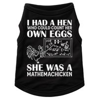 I Had A Hen Who Could Count Her Own Eggs Funny Chicken Lover Doggie Tank