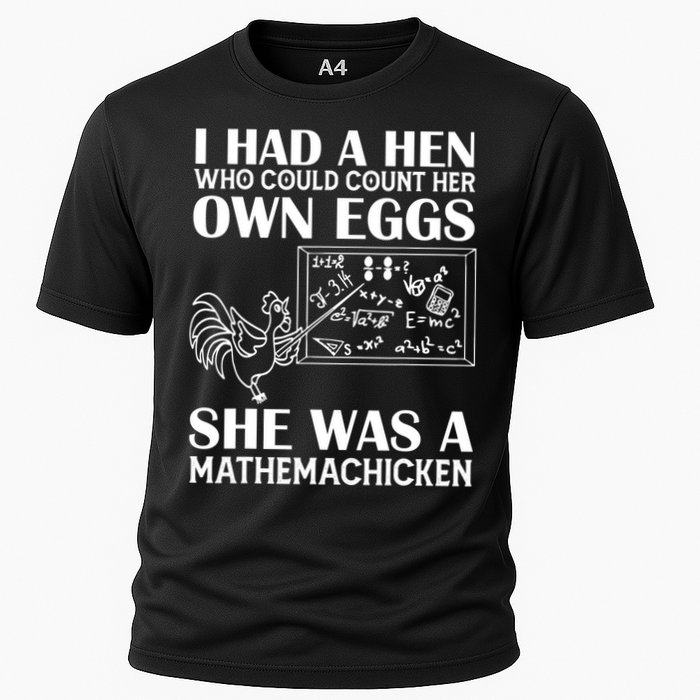 I Had A Hen Who Could Count Her Own Eggs Funny Chicken Lover Performance Shirt