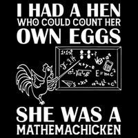 I Had A Hen Who Could Count Her Own Eggs Funny Chicken Lover 7-Panel Snapback Hat
