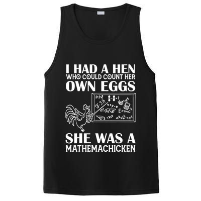 I Had A Hen Who Could Count Her Own Eggs Funny Chicken Lover PosiCharge Competitor Tank
