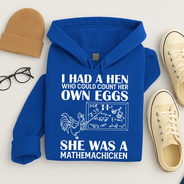 I Had A Hen Who Could Count Her Own Eggs Funny Chicken Lover Hoodie