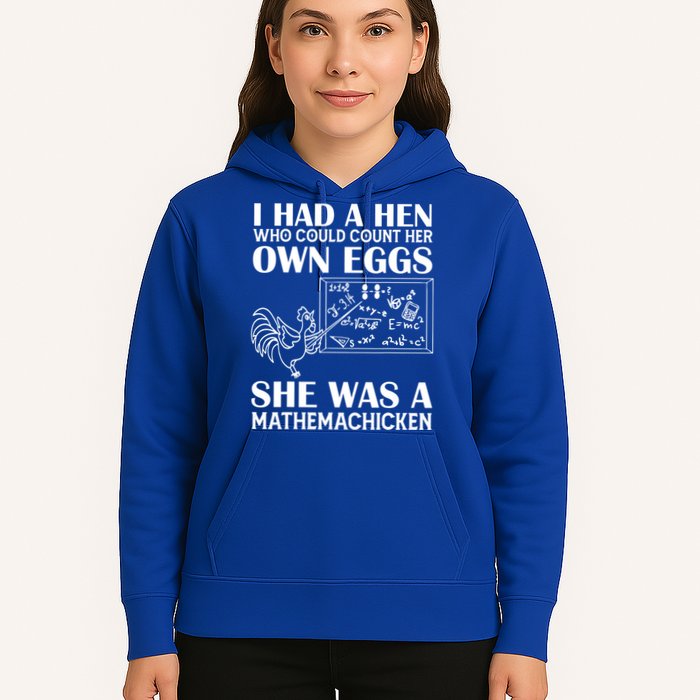 I Had A Hen Who Could Count Her Own Eggs Funny Chicken Lover Hoodie