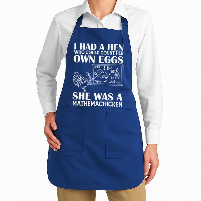 I Had A Hen Who Could Count Her Own Eggs Funny Chicken Lover Apron