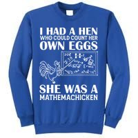 I Had A Hen Who Could Count Her Own Eggs Funny Chicken Lover Sweatshirt