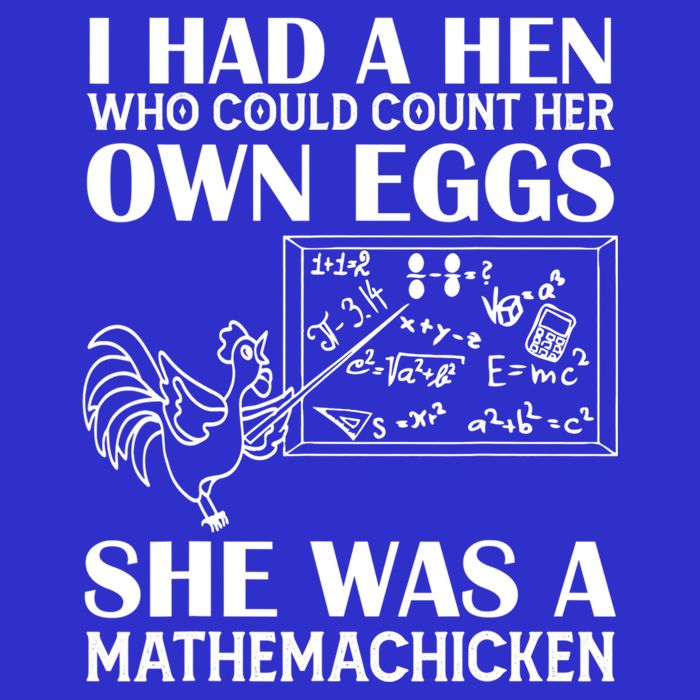 I Had A Hen Who Could Count Her Own Eggs Funny Chicken Lover T-Shirt