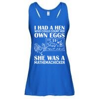 I Had A Hen Who Could Count Her Own Eggs Funny Chicken Lover Ladies Essential Flowy Tank