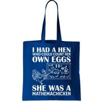 I Had A Hen Who Could Count Her Own Eggs Funny Chicken Lover Bag