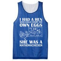 I Had A Hen Who Could Count Her Own Eggs Funny Chicken Lover Mesh Reversible Basketball Jersey Tank
