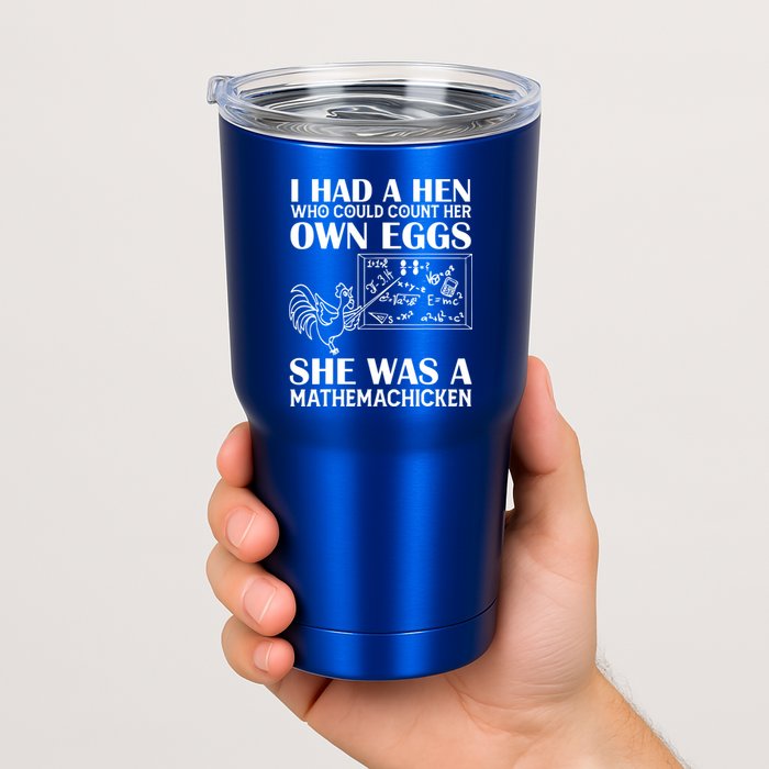I Had A Hen Who Could Count Her Own Eggs Funny Chicken Lover Tumbler