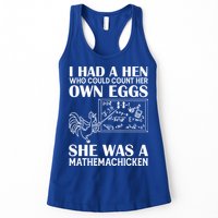 I Had A Hen Who Could Count Her Own Eggs Funny Chicken Lover Womens Tank Top