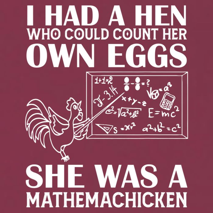 I Had A Hen Who Could Count Her Own Eggs Funny Chicken Lover 16oz Travel Tumbler