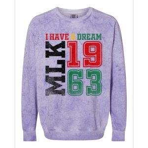 I Have A Dream Black History Month Martin Luther King Day Colorblast Crewneck Sweatshirt