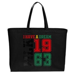 I Have A Dream Black History Month Martin Luther King Day Cotton Canvas Jumbo Tote