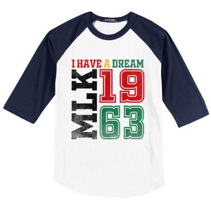 I Have A Dream Black History Month Martin Luther King Day Baseball Sleeve Shirt