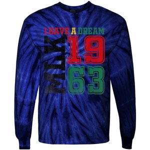 I Have A Dream Black History Month Martin Luther King Day Tie-Dye Long Sleeve Shirt