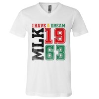 I Have A Dream Black History Month Martin Luther King Day V-Neck T-Shirt