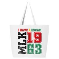 I Have A Dream Black History Month Martin Luther King Day 25L Jumbo Tote