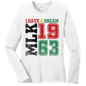 I Have A Dream Black History Month Martin Luther King Day Ladies Long Sleeve Shirt