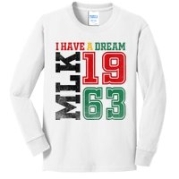 I Have A Dream Black History Month Martin Luther King Day Kids Long Sleeve Shirt