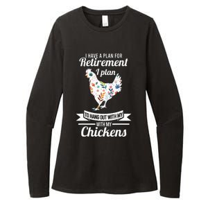 I Have A Plan For Retirement Chicken Farmer Gift Womens CVC Long Sleeve Shirt