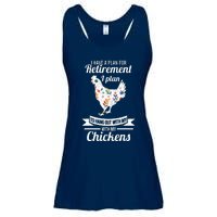 I Have A Plan For Retirement Chicken Farmer Gift Ladies Essential Flowy Tank