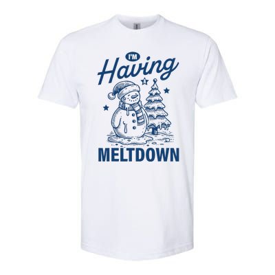 IM Having A Meltdown Funny Snowman Christmas Season Xmas Softstyle CVC T-Shirt