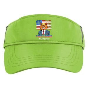 I Have A Dream Make Cats Safe Again Trump Cat Graphic 2024 Adult Drive Performance Visor