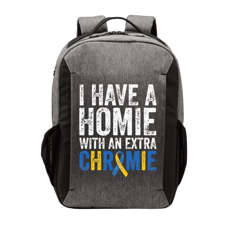 I Have A Homie With An Extra Chromie Down Syndrome Awareness Vector Backpack