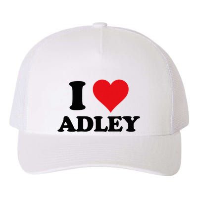 I Heart Adley First Name I Love Personalized Stuff Yupoong Adult 5-Panel Trucker Hat