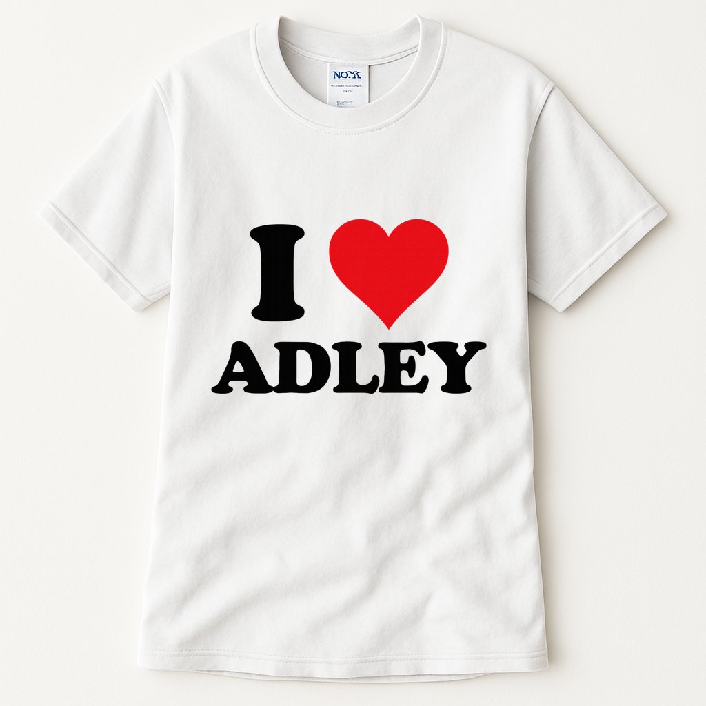I Heart Adley First Name I Love Personalized Stuff Tall T-Shirt