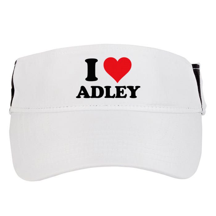 I Heart Adley First Name I Love Personalized Stuff Adult Drive Performance Visor