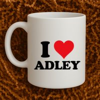 I Heart Adley First Name I Love Personalized Stuff Mug
