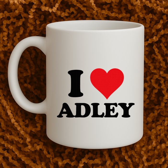 I Heart Adley First Name I Love Personalized Stuff Mug