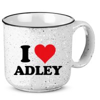 I Heart Adley First Name I Love Personalized Stuff 15oz Campfire Ceramic Mug