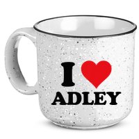 I Heart Adley First Name I Love Personalized Stuff 15oz Campfire Ceramic Mug