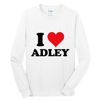 I Heart Adley First Name I Love Personalized Stuff Tall Long Sleeve T-Shirt