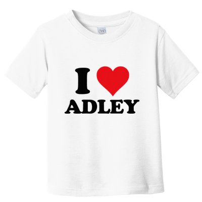 I Heart Adley First Name I Love Personalized Stuff Toddler T-Shirt