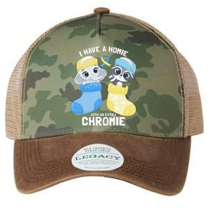 I Have A Homie With An Extra Chromie Elephant Raccoon Legacy Tie Dye Trucker Hat