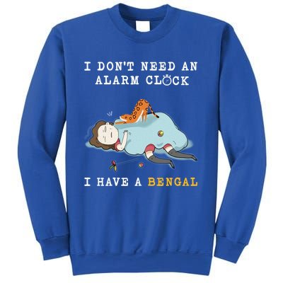 I Have A Bengal Funny Cat Wake Me Up Gift Sweatshirt