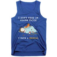 I Have A Bengal Funny Cat Wake Me Up Gift Tank Top