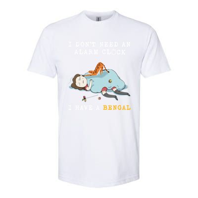 I Have A Bengal Funny Cat Wake Me Up Gift Softstyle® CVC T-Shirt